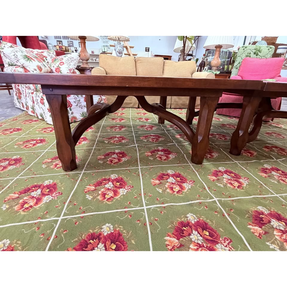 Charles Pollock Mission Coffee Table - Solid Hardwood - 48” x 48” - Made in USA