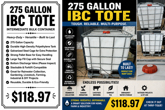 275-Gallon IBC Tote